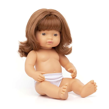 Image de Poupée fille rousse, 38 cm